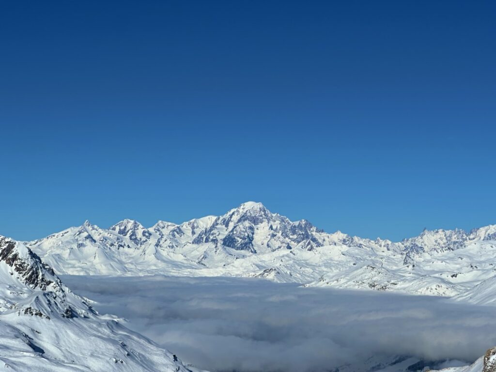 Mont Blanc from Tovière, Tignes, France​